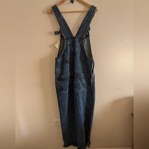 Bnwt Lucy and yak dungarees Easton midwash blue denim 10r - Picture 8 of 11